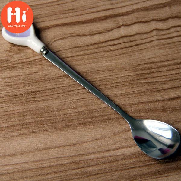 Ahoj kreativní lžíce na nádobí z nerezové oceli ve tvaru srdce