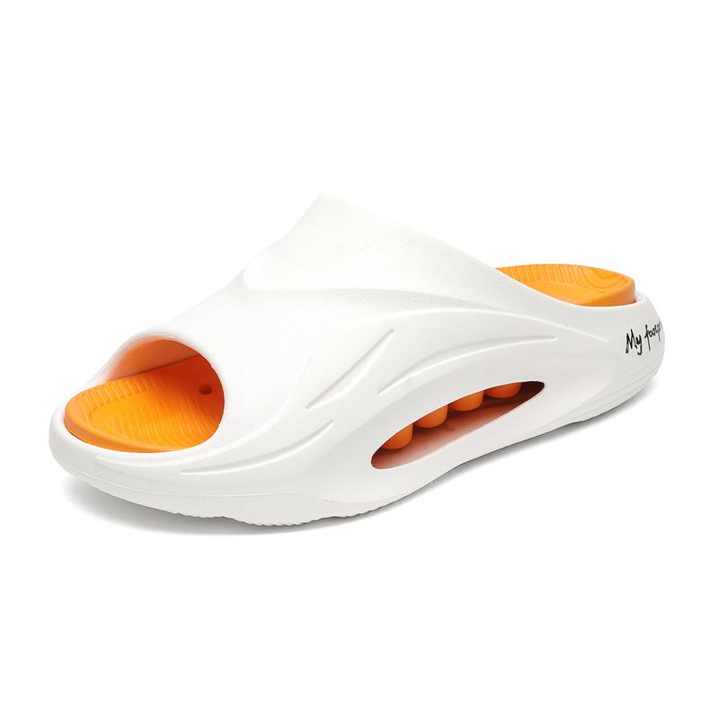 

2025 Новые мужские тапочки для улицы, для дома, пляжные сандалии, удобные мягкие шлепанцы, шлепанцы для мужчин и женщин, обувь для ванной, домашние тапочки 36-37