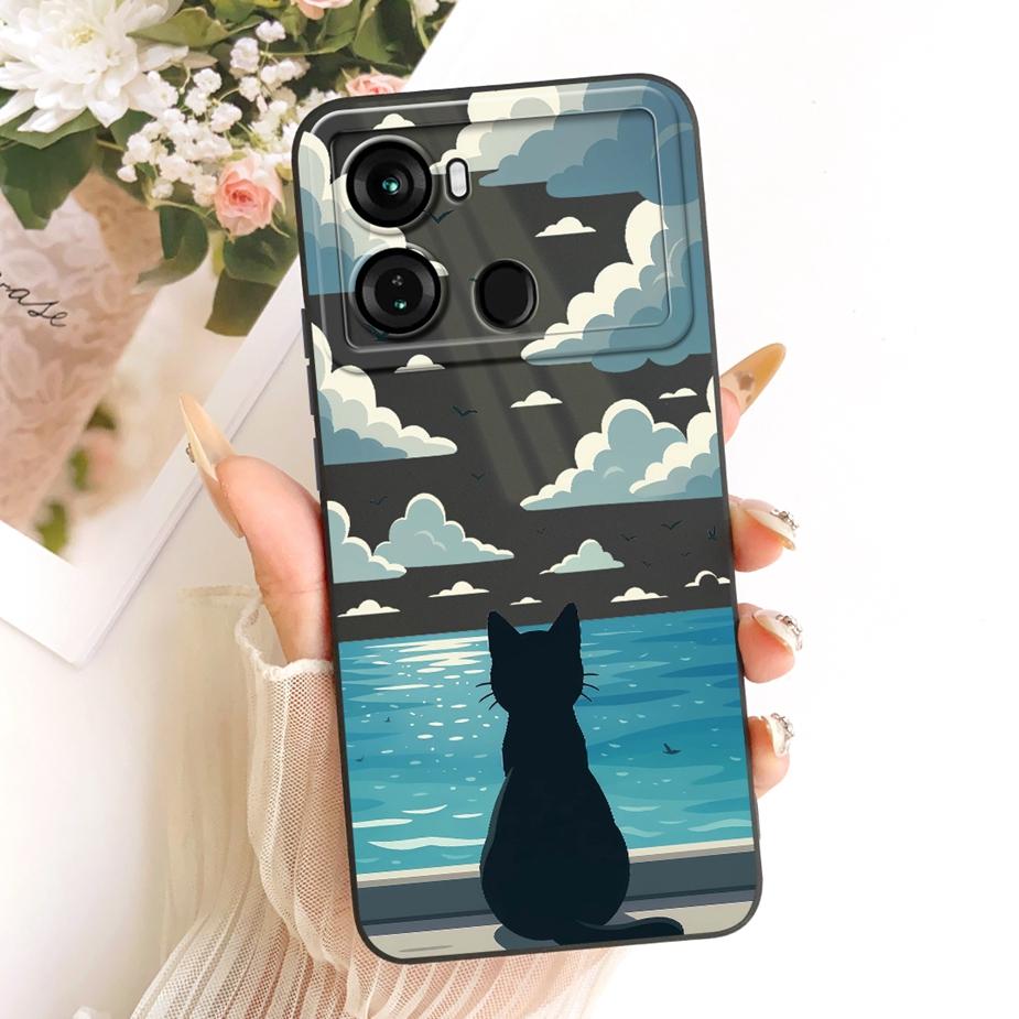 For Itel P40 Plus Case P683L Cute Rabbit Cartoon Cover Soft Silicone Phone Case For Itel P40 P 40 ItelP40 P40+ Back Cover Fundas