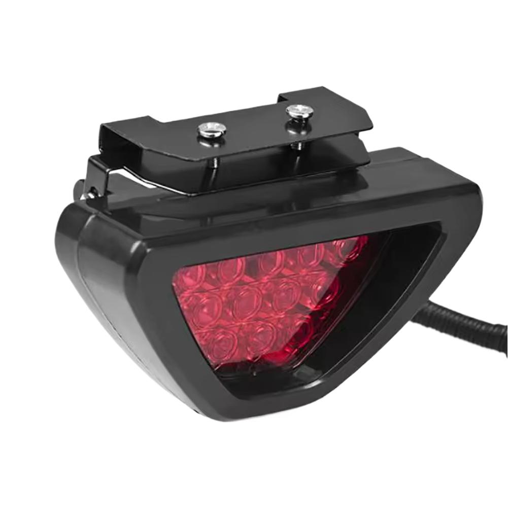 12V Triangle LED Car Brake Tail Light Style Reversing Stop Warning Anti-collision Car Auto L A6Q0
