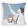 A Silent Voice Shoya Nishimiya Pillow Case Sofa Living Room for Bedroom Car Headboard Backrest Cushion Square Cushion Nap Time