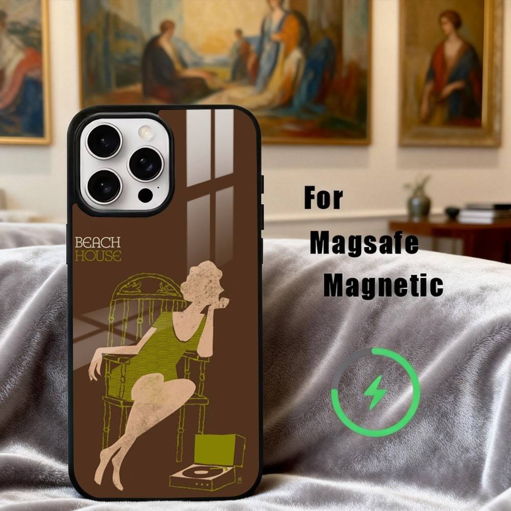 Rock B-Beach H-House Band Phone Case For iPhone 17,16,15,14,13,12,Plus,Pro,Max for Magsafe Magnetic Wireless Charging