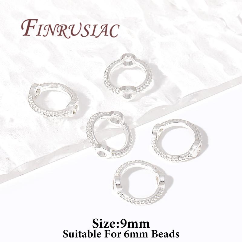 

Silver Plated Beads Circle Frame 8mm 10mm 12mm 14K Gold Plated Brass Connect Beads Frame Ring,DIY Bracelet Making Supplies 20 pcs