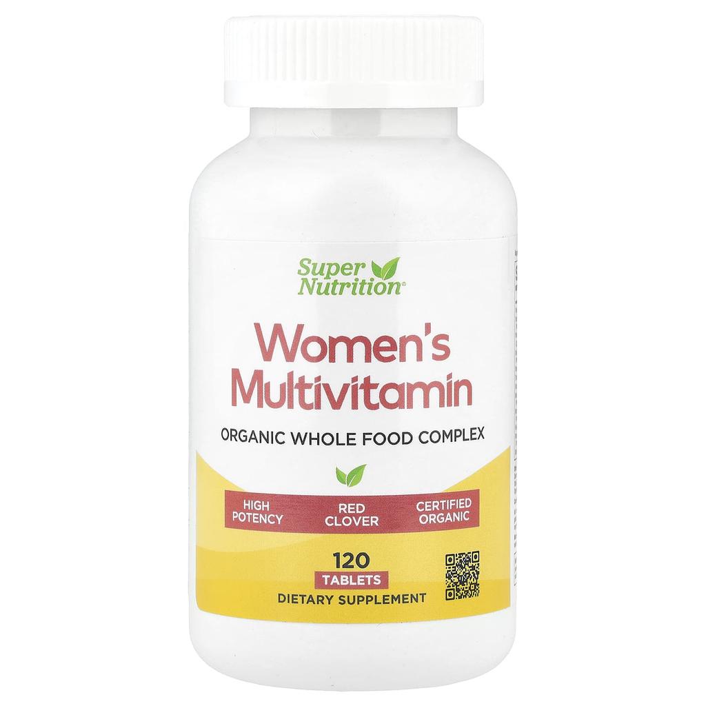 Organic Natural Food Women's Multivitamin, 120 Tablets