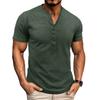 Camiseta Casual de Manga Corta para Hombre con Cuello Redondo Estilo Europeo y Americano Top Básico de Verano para Exteriores