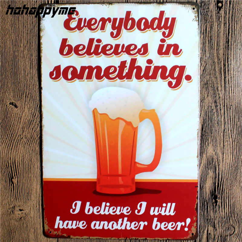 Vintage Tin Beer Signs Antique Decorative Metal Plaques Beer Carteles Vintage Metal Plaque Metal Vintage Pub 20*30cm