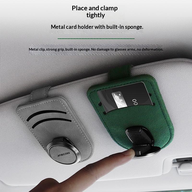 Suitable for JAECOO J5 J6 J7plus Jaecoo J8 J7Phev Car Glasses Clip Car Suede Alcantara Sunglasses Storage Clip