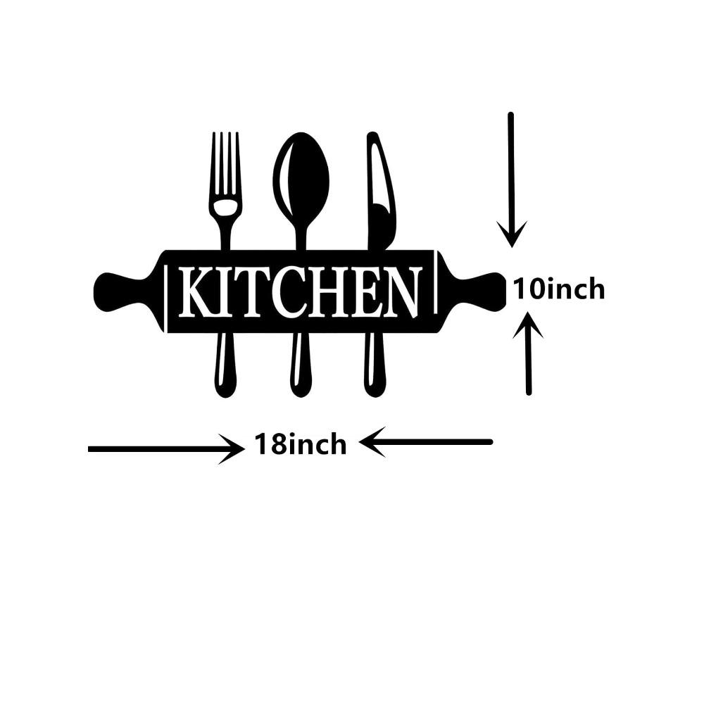 Vintage Metal Kitchen Sign Wall Art Farmhouse Home Decor Tin Plate Poster