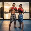 Shark Fish Ocen Sea Boxing Muay Thai Kickboxing Training Shorts Print Martial Art Boxer Unisex Men Women Kid Fighting Fitness Sport Gym Workout