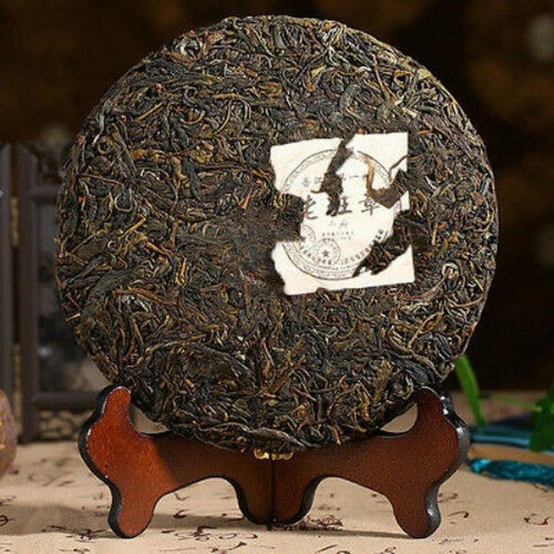 357g Raw Pu-erh Tea Cake Zelený čaj Yunnan Menghai Puer Tea Čínský Sheng Cha