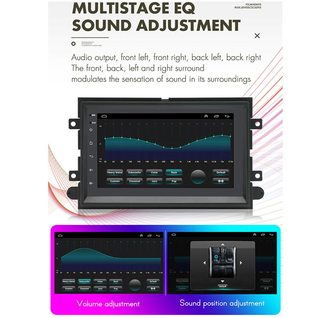 Android 13 7Inch IPS Touch Screen Car Stereo Radio 2 Din Car Stereo GPS/WiFi/BT Navigation For F150/F250/F350 04-14 2G+32G