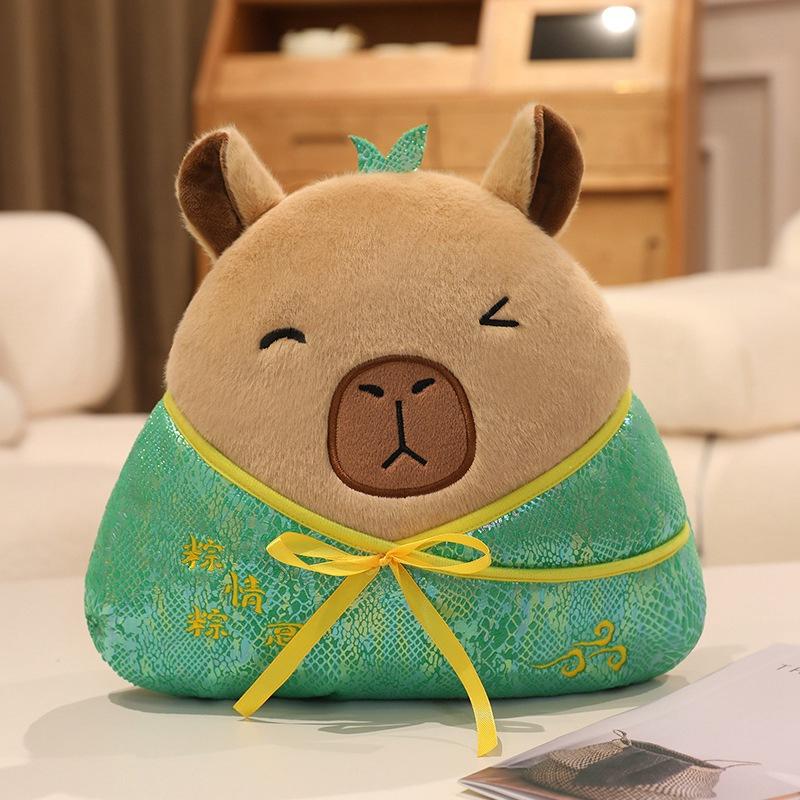 

Trendy Cartoon Capybara Flying Pig Rice Dumplings Doll Plush Toy Doll Dragon Boat Festival Holiday Gift Doll Premium 15cm 0.045kg
