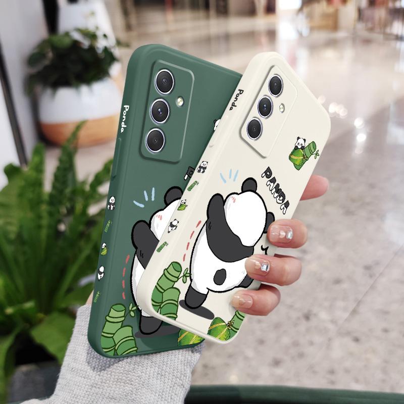 Fat Panda Phone Case For Samsung Galaxy A55 A35 A25 A15 A05 A05S A54 A34 A24 A14 A04 A04S A04E 4G 5G Cover