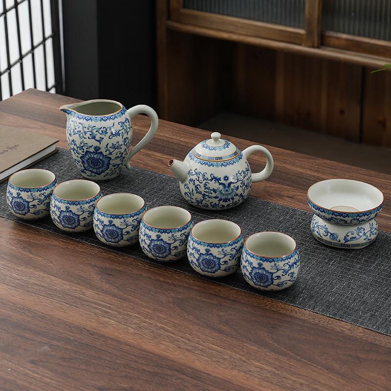 Chinese Zisha Gongfu Tea Set with Dragon Egg Pot