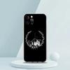 For iPhone 18 15 16 14 13 12 mini 11 Pro Max XS X XR SE 7 8 Plus Silicone Clear Cover Letter Print Kangaroo Luxury Phone Case
