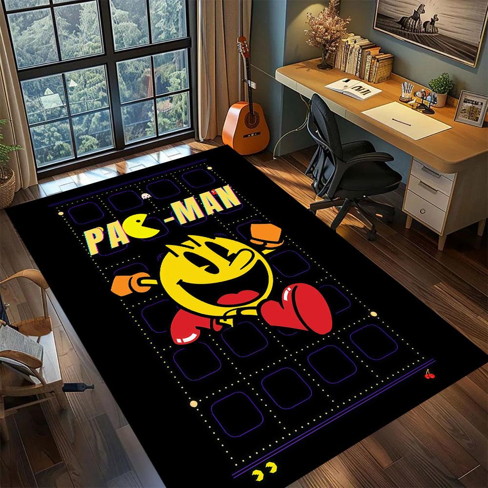 PacMan anime character Carpet for Living Room Bedroom Home Decor Cool Movie Mat Play Floor Mat