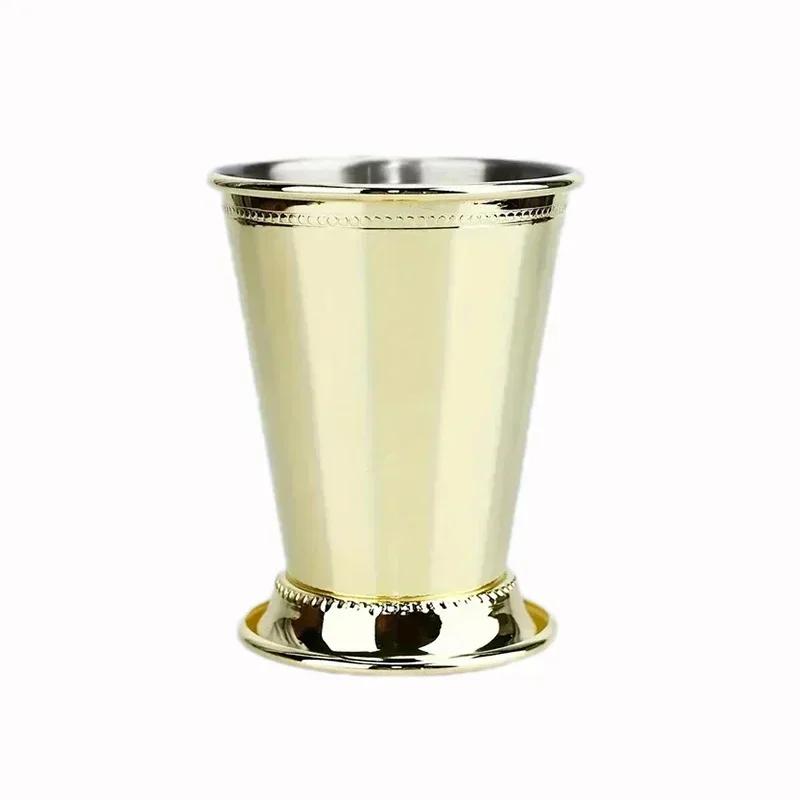 Stainless Steel Mint Julep Mug - Cocktail Drinkware For Martini Mojito Mixed Drinks Bar Party Beer Julep Wine Glass