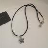 Punk Rock Vintage Star Pendant Chain Necklace For Men Women Charm Hip Hop 90s Y2K Grunge Goth Aesthetic Trendy EMO Accessories
