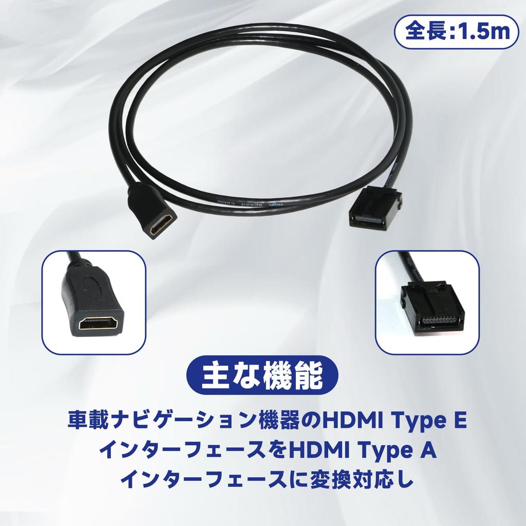 Foefen N-BOX/N-BOX Custom JF3/JF4/JF5/JF6 Compatible HDMI 2.0 Type E To