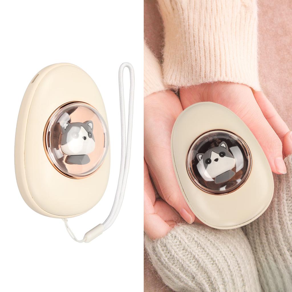 2 in 1 Electric Hand Warmer Power Bank USB Charging   Portable Capsule Electric Hand Warmer for Winter