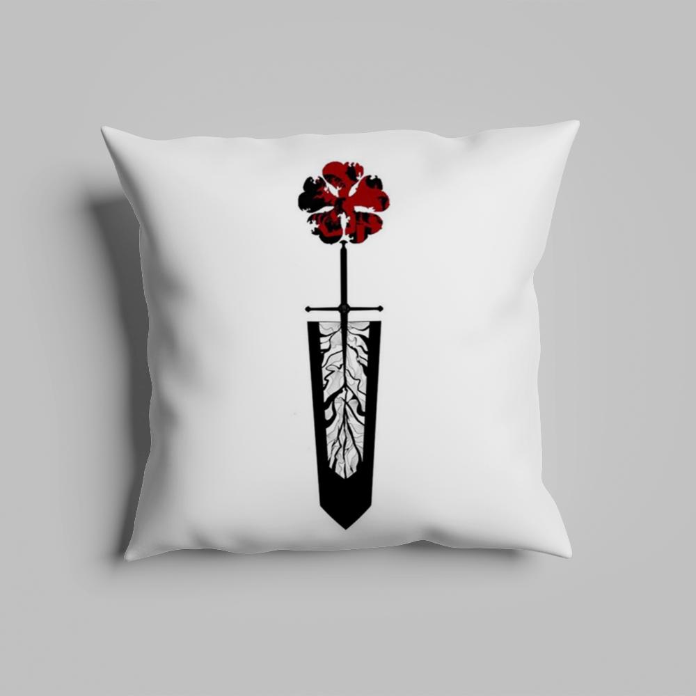 Pillow Case luxurious home office, sofa decorative Multi sized car seat cushions, pillowcases B-Black cloverS anime