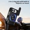 KEYSION Magnetic Phone Case for iPhone Duo Slide Camera Protection Upright Kickstand 360° Ring Shockproof Cover for iPhone Duo