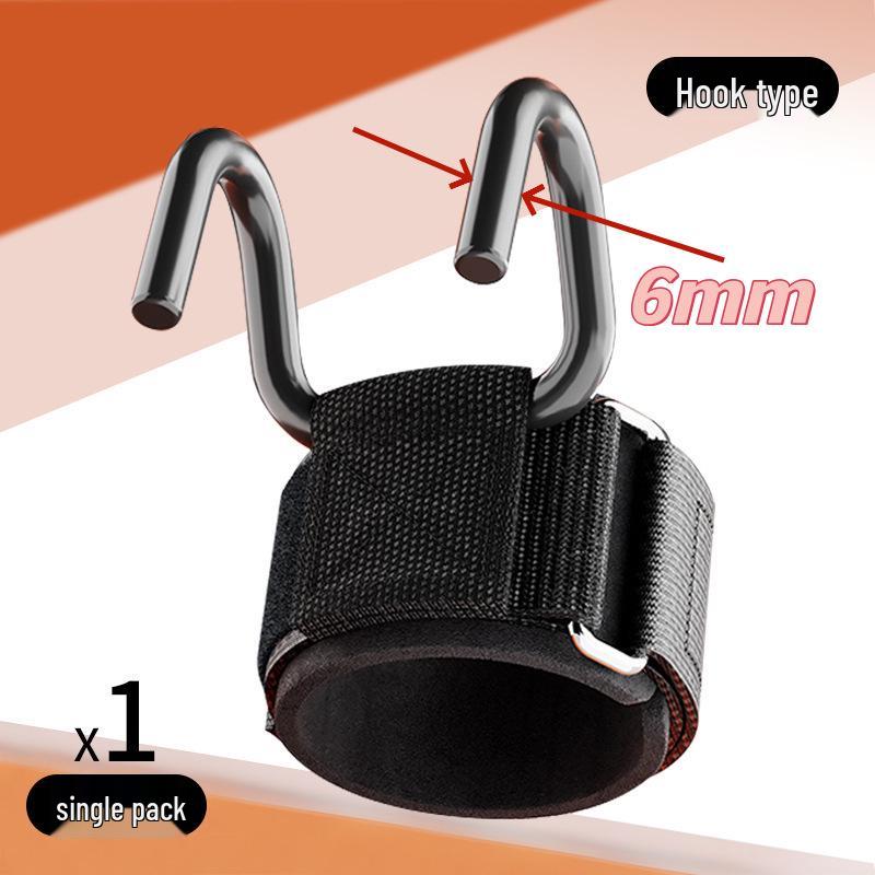 Anti-slip Steel Hook Wrist Support for Pull-ups, Weightlifting, and Deadlifts