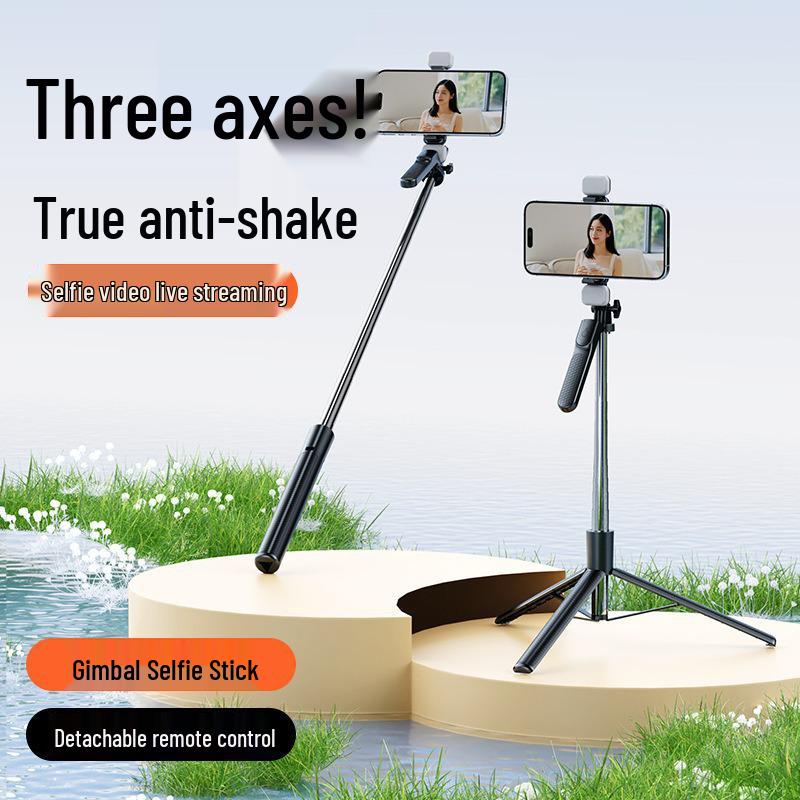 Bluetooth Selfie Stick with Anti-Shake Stabilizer & Tripod Stand