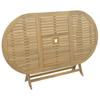 Folding Garden Table 160 X 85 X 75 Cm Solid Acacia Wood