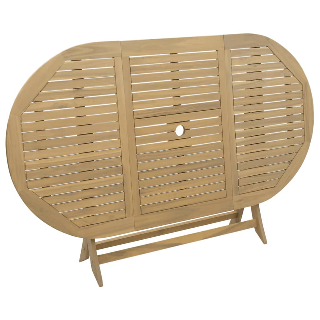 Folding Garden Table 160 X 85 X 75 Cm Solid Acacia Wood