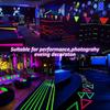 UV Glow Cotton Tape Neon Gaffer Safety Masking Warning Fluorescent Self-Adhesive Wedding Party Home Decoration Floors Stage