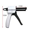 Dental Impression Mixing Gun Fit for 1:1 Impression Mixing Silicone Rubber Dispenser Gun Dispensing Caulking Laboratory Tools