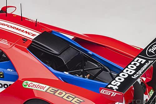 AUTOart 1/18 Scale Scale Model 81912 Ford GT 2019 #68 Le Mans 24 Hours LMGTE Pro Class Blue/White/Red
