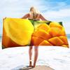 Mango Frucht Mikrofaser Sandfrei Schnelltrocknend Strandtuch,Leicht Übergröße Dünn Super Saugfähig Handtuch Pool Reisen Camping