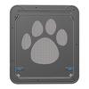 Pet Screen Door Magnetic Flap Screen Automatic Lockable Black Door for Dogs