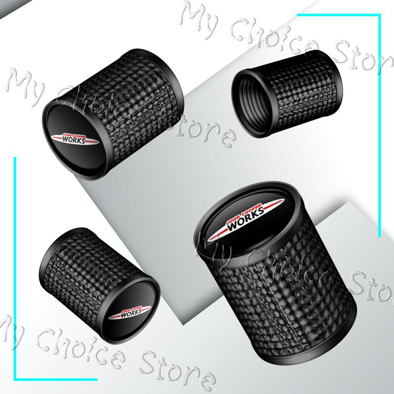 

4Pcs/set Metal Alloy S Emblem Car Wheel Tire Valve Stem Caps For Mini Cooper S Logo John Cooper Works R55 R53 R52 F55 F54 F60