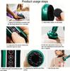 Portable12-Mode Cellulite Massager Handheld - ABS+Stainless Steel Body Sculpting Tool for Hips/Thighs/Arms, 1200mAh Fast Charge white