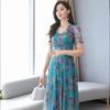 New Ice Fairy Super Broken Flower Fashion Dress Summer Chiffon Temperament