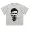2026 Messi The King of Football Head Print Fashion Short Sleeve T-shirt Men's Clothing and Women's 2026 FIFA World Cup shirt