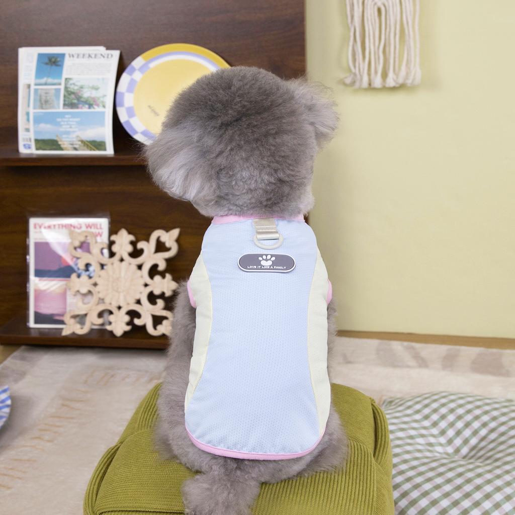 Summer Thin Belly Traction Vest Small Dog Bigbear Teddy Light and Breathable Going Out Pet Dog Dog Clothes
