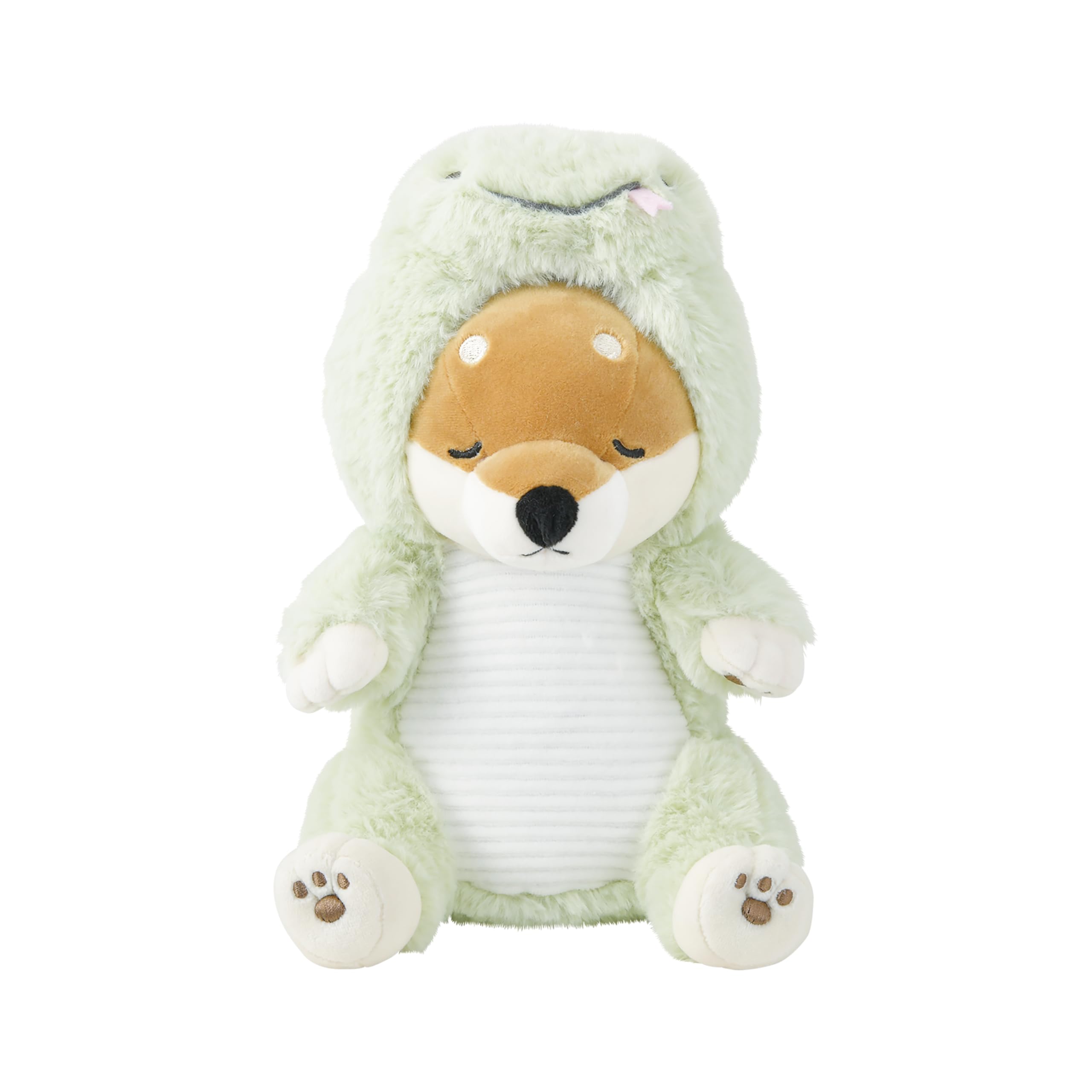 

Livheart Premium Sleepy Animals Hooded Sitting Body Pillow, Kotaro the Shiba Inu, Small (Approx. 27cm Total Length), Snake, Zodiac, Smartphone Stand,