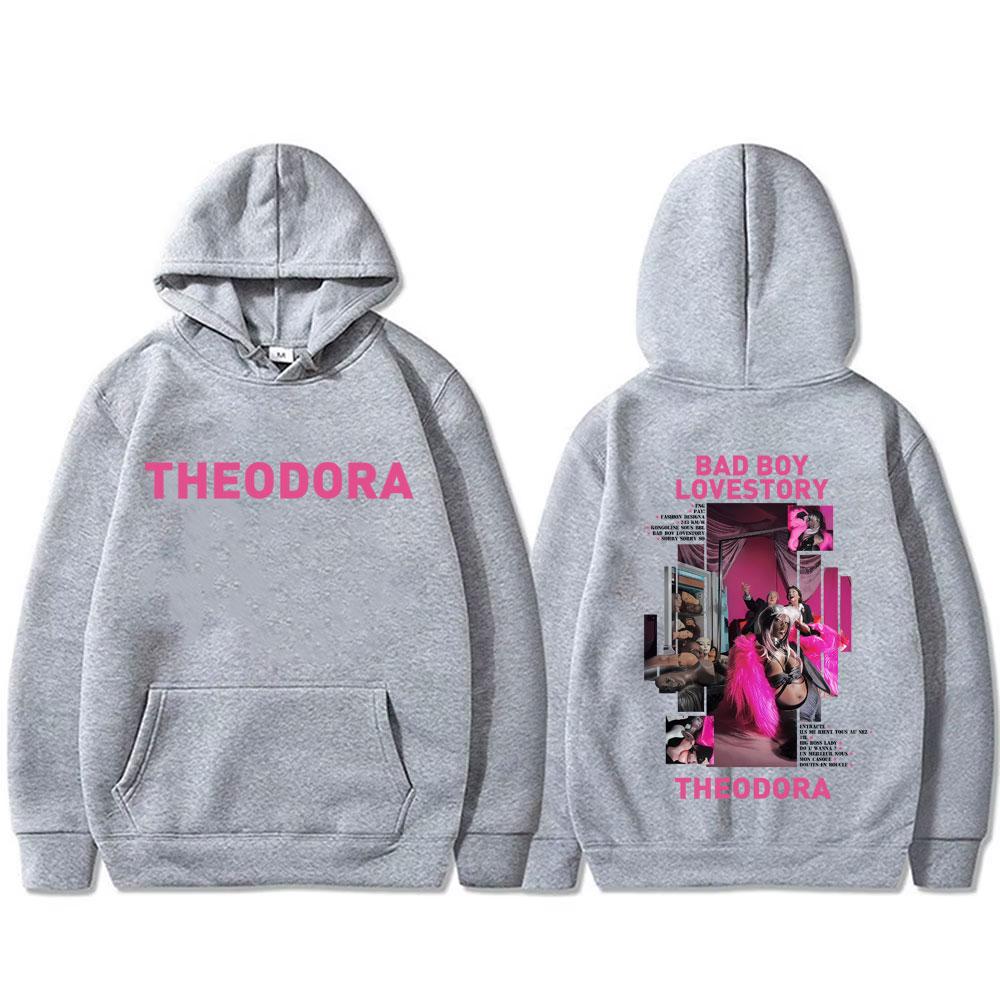 Rapper Theodora Mega Bbl Bad Boy Lovestory Hoodie Men Women Oversized Sweatshirt Men's Casual Vintage Pullover