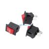 B0KB 10 Pcs 2 Pin 10x15mm SPST ON/OFF Soldering Terminal Boat Rocker Switch 3A AC 250