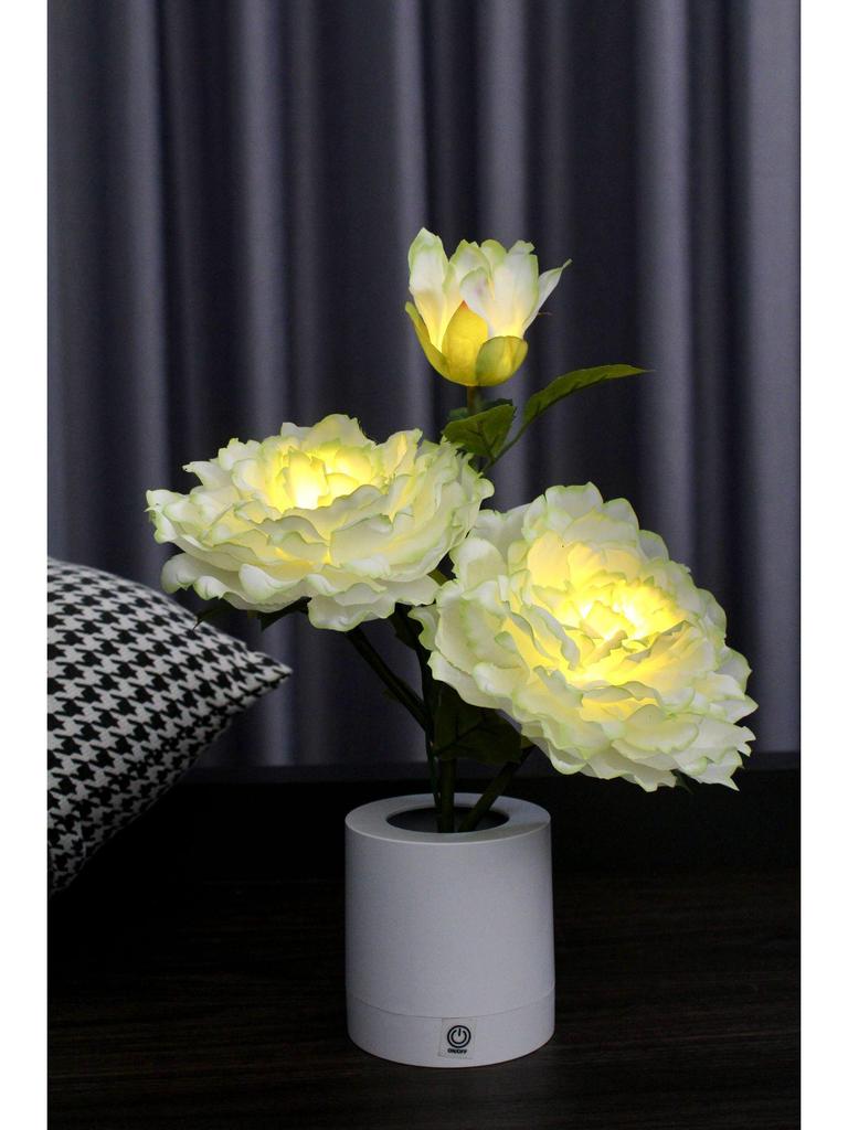 Creative Red Rose Table Lamp - Romantic Night Light for Festivals, Birthdays, Qixi, and Valentine's Day