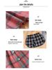 Plaid Layered Sweater Skirt for Women - Autumn/Winter Bottoming with Faux Hem To Cover Hips.
