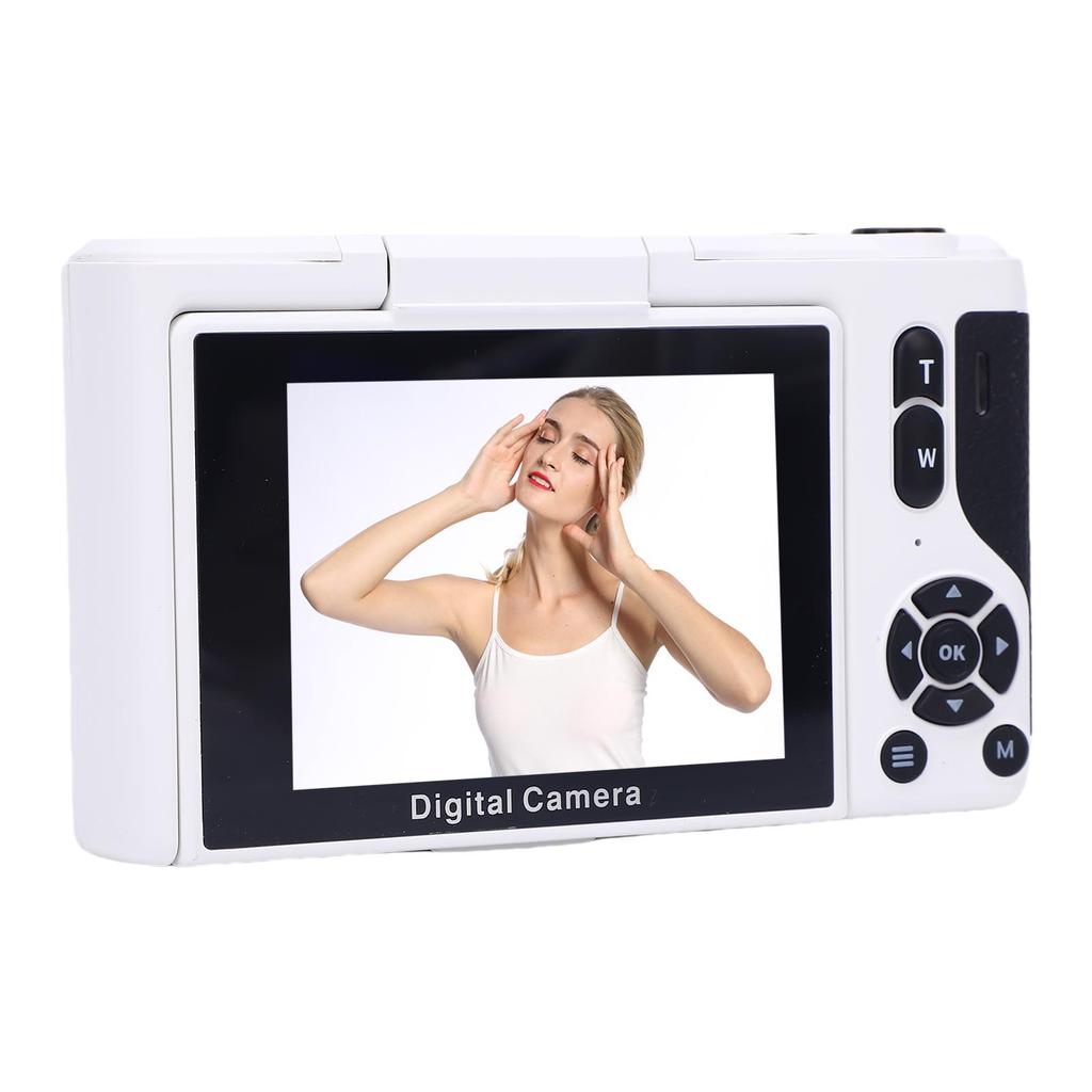 4K Digital Camera for Photography 6 P HD Auto  16X Digital Zoom Retro Mirrorless Video Camera with   Screen for Travel
