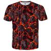 Bunte Lightning 3D Grafik T-Shirts Y2k Herren Freizeit Harajuku Street Kurzarm Tops Damen Mode Ice T-Shirt Kind Übergroße T-Shirts