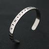 Schwarzes Edelstahl-Wikinger-Runen-Armband für Männer und Frauen, Retro-Wikinger-Lebensbaum-Armband, Biker-Modeschmuck, Amulett-Geschenk