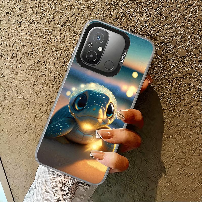 Cartoon Ocean Sea Turtle Shockproof Phone Case for Xiaomi Poco X7 X6 X5 X3 Pro F7 Ultra M8 Redmi 15C 15 14C 13C 12C 10C 13 12 10