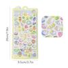 3D Cute Jelly Stickers Cartoon Animal Relief Sticker Scrapbook DIY 3D Stickers Car Refrigerator Phone Case Stickers